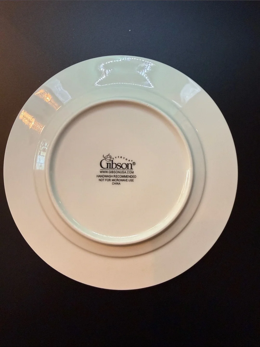 White and Gold Rim Ceramic Dessert plates - set of 8 Tableware